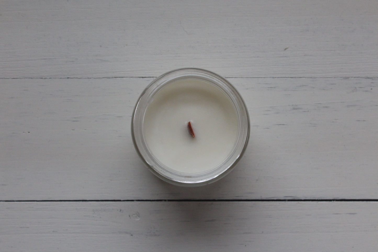 Soy Candle - Wooden Wick - Small Glass Jar (120ml)
