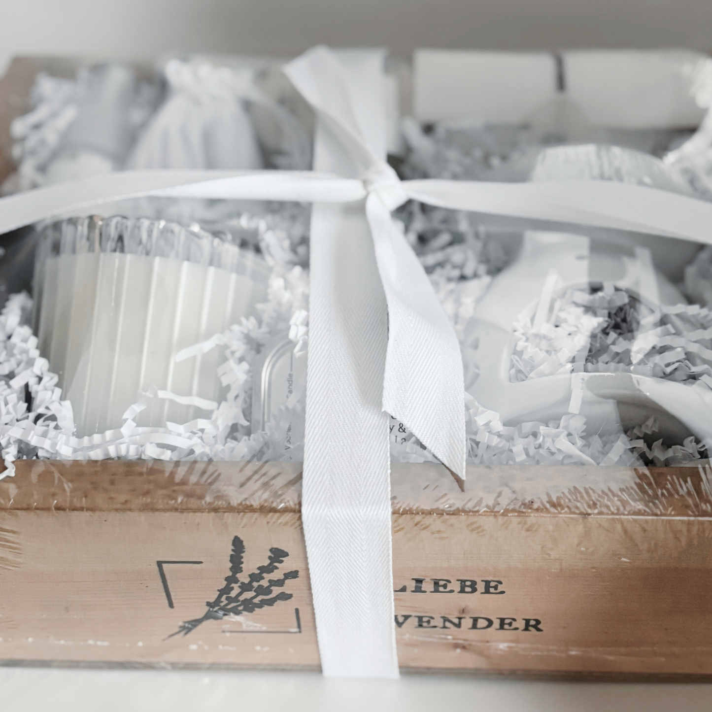 Tea Stained Wooden Gift Crate